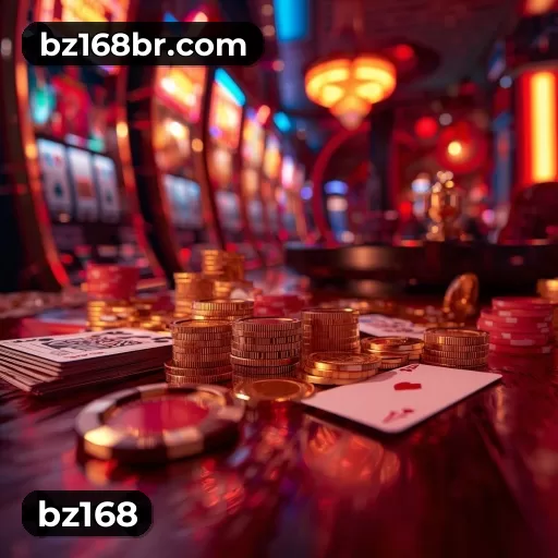 Saldo e bônus exibidos no lobby do app bz168